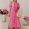 Resort Ready Muse Midi Dress in Pink Image - 1