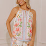 Bloom Babe Linen-Blend Top Image - 1