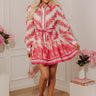 Charmed Affair Floral Button Down Mini Dress Image - 1