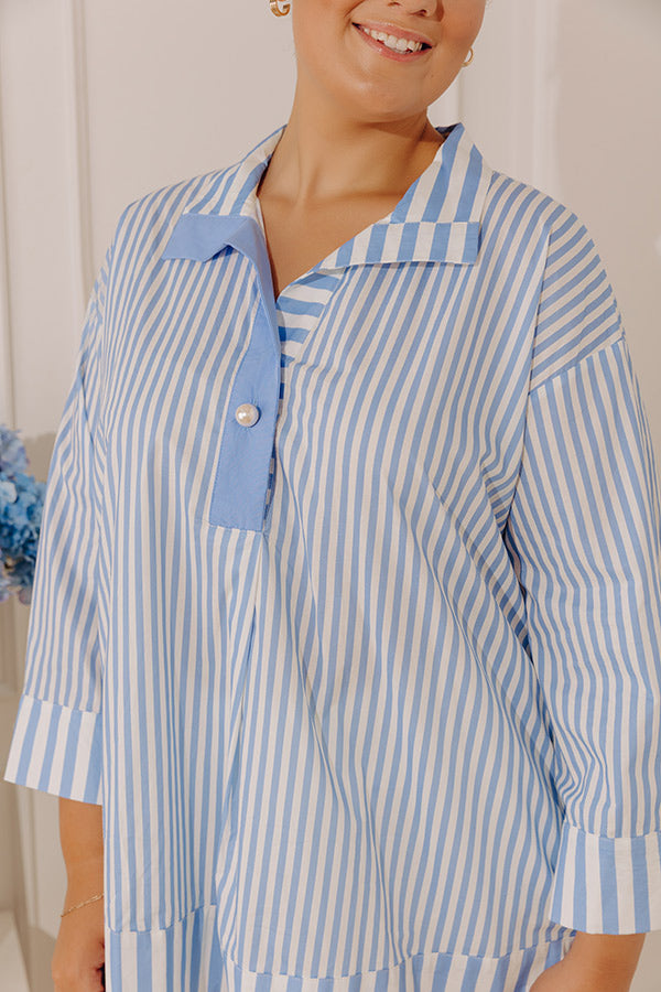 Coastline Chic Stripe Top Curves Image - 2