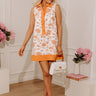 Sunshine and Mimosas Floral Mini Dress Image - 1