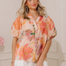 Brunch and Besties Floral Top Image - 1