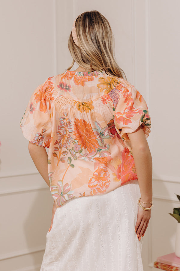 Brunch and Besties Floral Top Image - 5