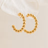 Enewton Classic Beaded 1 inch Post Hoop Earrings in 3mm Image - 1