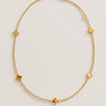 Enewton Signature Cross 2mm Beaded Gold Choker in 15 inches Image - 1