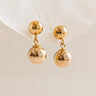 Enewton Classic 8mm Ball Drop Stud Earrings in Gold Image - 1