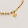 Enewton Classic Gold 3mm Signature Cross Gold Charm Choker in 17 inches Image - 1