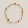 Enewton Signature Cross Small 2mm Gold Bracelet Image - 1