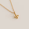 Enewton Signature Cross Beaded Small Gold Charm Necklace Image - 1