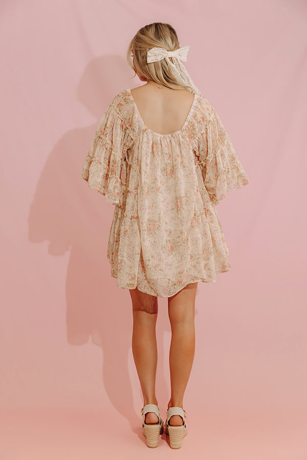 Cottage Daydream Floral Mini Dress Image - 5