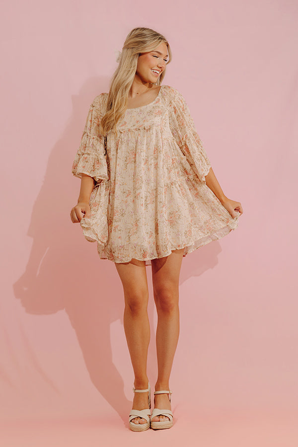 Cottage Daydream Floral Mini Dress Image - 1
