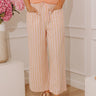 Sunny Side High Waist Wide Leg Stripe Pants Image - 1