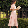Stripes And Smile Button Down Midi Dress Image - 1