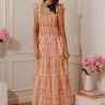Picnic in Provence Smocked Tiered Midi Dress Image - 1
