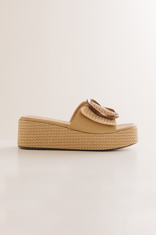 The Janette Woven Platform Sandal