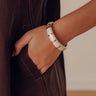 On Holiday Hinge Bangle Bracelet in Champagne Image - 1