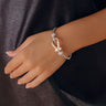 Lucky To Have You Hinge Bangle Bracelet Image - 1