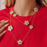 Flower Power Mother Of Pearl Wrap Necklace Image - 1