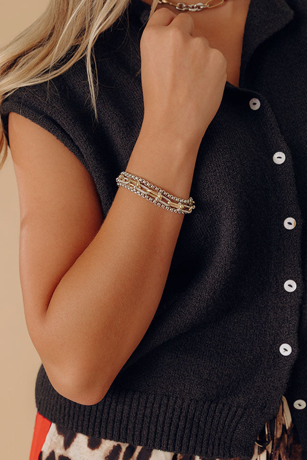 City Muse Layered Magnetic Bracelet Image - 1