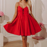 Flirt Factor Front Tie Poplin Mini Dress Image - 1