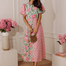 Garden Party Moment Floral Midi Dress Image - 1