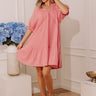 Darling Day Gauze Mini Dress in Blush Image - 1