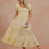 Honeyfield Lace Tiered Midi Dress Image - 1