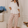 Simply Elevated Pleated Top in White Image - 1