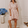 Love In Bloom Linen-Blend Floral Mini Dress Image - 1