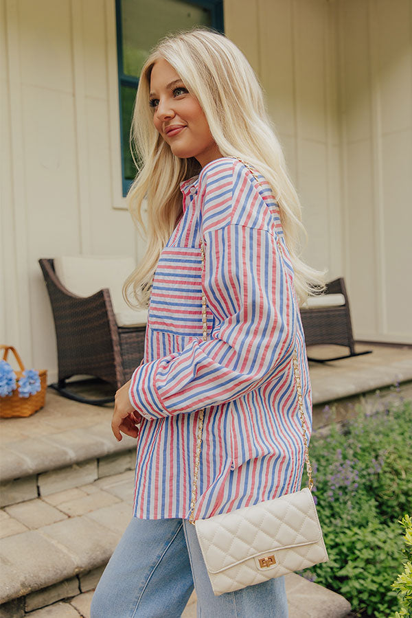 Liberty Weekend Oversized Button Up Top Image - 4
