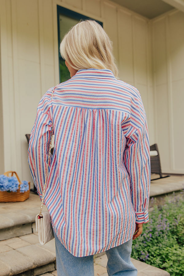 Liberty Weekend Oversized Button Up Top Image - 5
