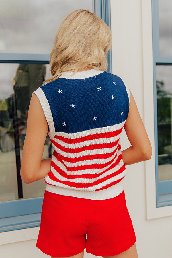 Liberty Muse Knit Vest Top Image - 4