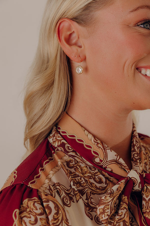 Rooftop Soiree Cubic Zirconia Drop Earrings Image - 1