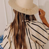 Coastal Views Woven Fedora in Beige Image - 1