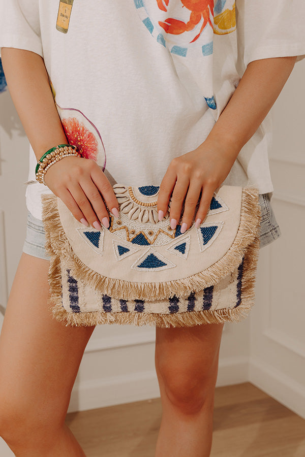 Oceanfront Party Beaded Clutch Image - 2