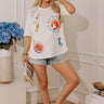 Seaside Social Oversized Graphic Tee Image - 1