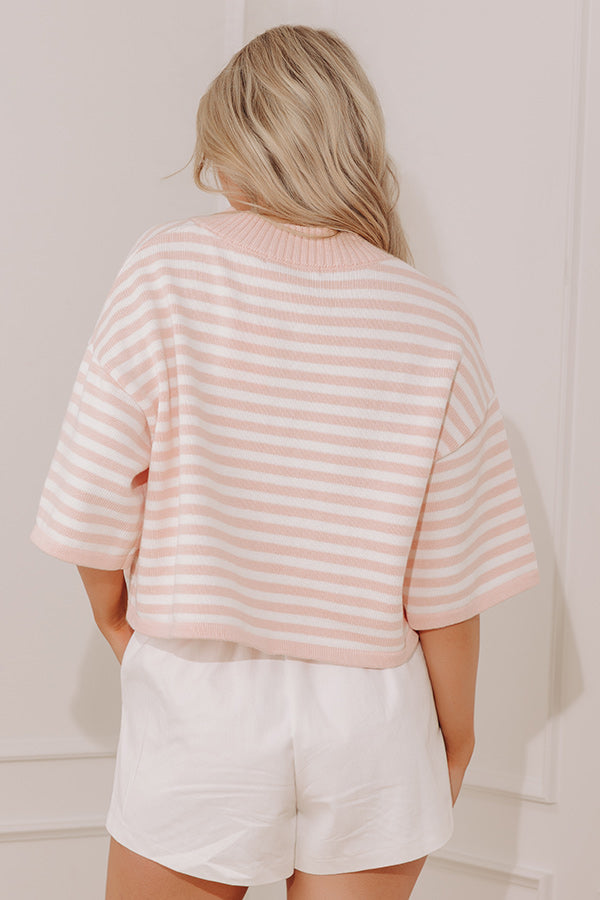 The Ezra High Waist Shorts in Ivory Image - 4