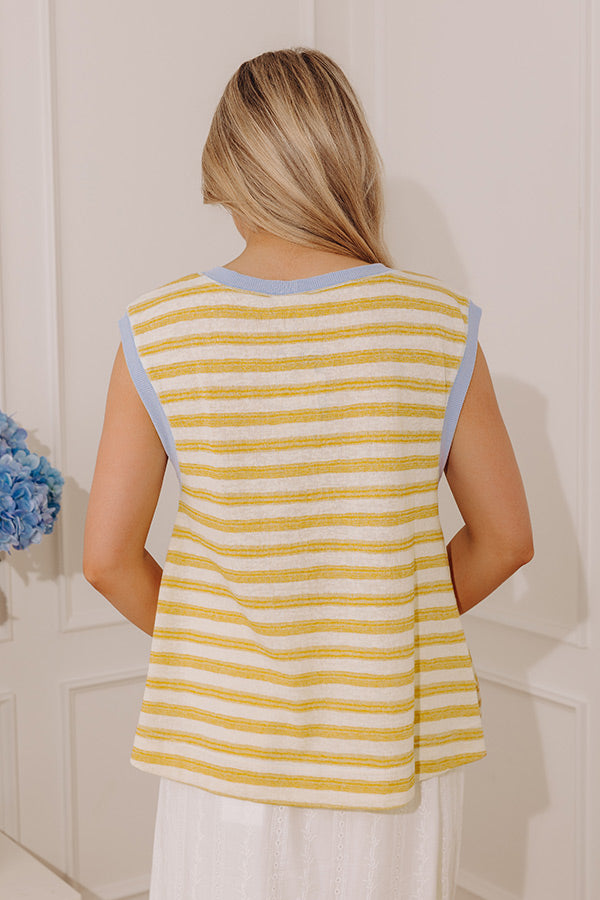 Coastal Line Knit Top Image - 3