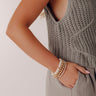 Lovely Layers Stretch Bracelet Set in Ivory Image - 1