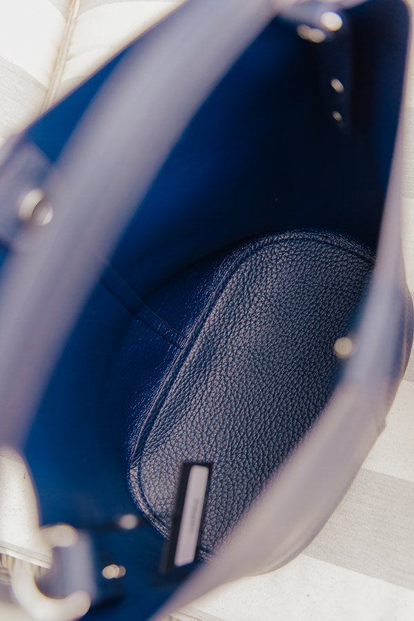 Yacht Club Chic Faux Leather Tote Image - 4