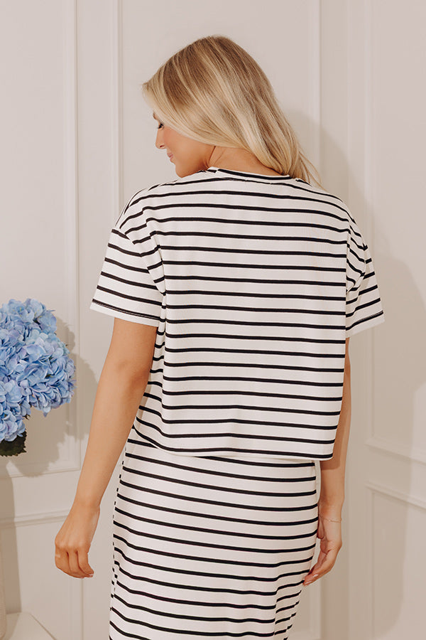 Weekend Cutie Stripe Tee Image - 4