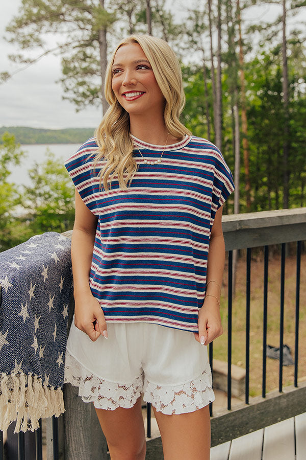 Lake Day Ready Stripe Tee Image - 2