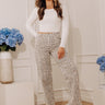 HIDDEN JEAN Lottie High Waist Leopard Dad Jeans Image - 1
