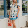 Storybook Garden Floral Mini Dress Image - 1