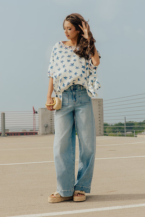 Starry Eyed Oversized Tee Image - 1