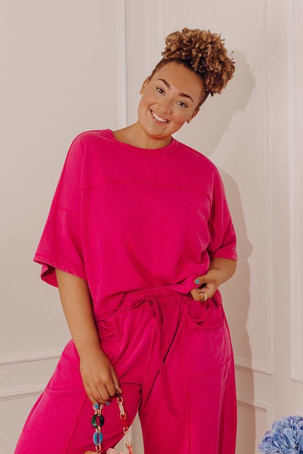 Soft Reset Oversized Crop Tee Curves Image - 1
