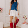Soho Society Mixed Media Mini Dress Image - 1
