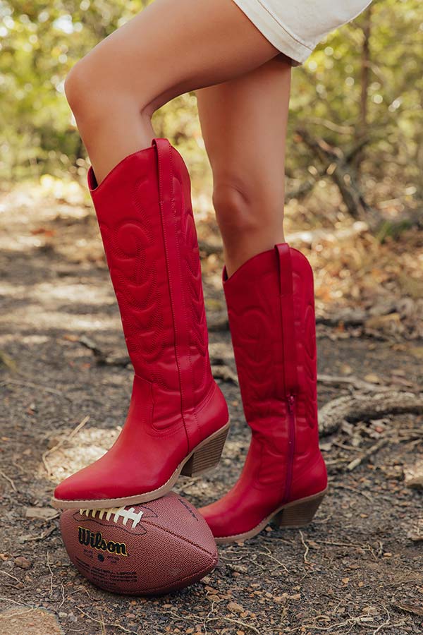 The Dixie Faux Leather Cowboy Boot