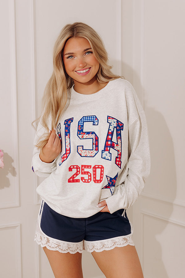 Heartland USA Embroidered Sweatshirt Image - 1