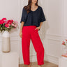 RISEN Carolina High Waist Barrel Leg Ankle Jean Image - 1